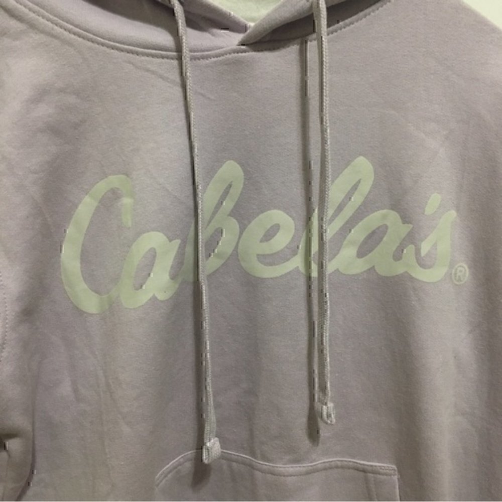 Cabelas woman’s size medium hoodie sweatshirt lilac - Picture 5 of 10